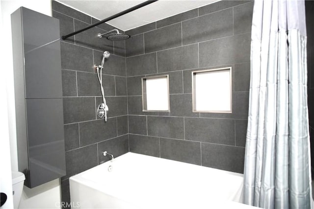 5187 Cedar St, Jurupa Valley, CA 92509 - bathroom with shower / tub combo and toilet