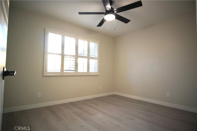 5187 Cedar St, Jurupa Valley, CA 92509 - unfurnished room featuring wood finished floors and a ceiling fan