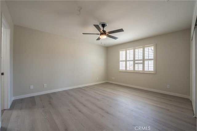 5187 Cedar St, Jurupa Valley, CA 92509 - spare room featuring ceiling fan and wood finished floors