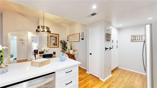 8535 Creekside Pl, Rancho Cucamonga, CA 91730 - bathroom featuring wood finished floors, recessed lighting, vanity, and baseboards