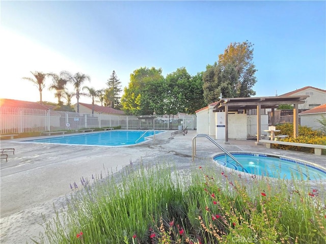 8535 Creekside Pl, Rancho Cucamonga, CA 91730 - community pool with a patio
