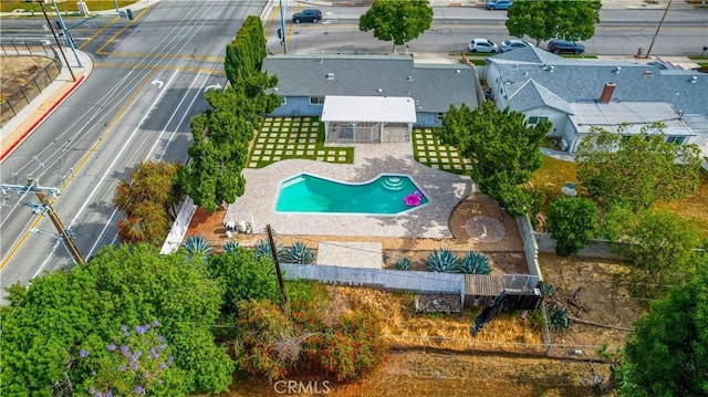 4408 Walnut Ave, Simi Valley, CA 93063 - drone / aerial view of a pool