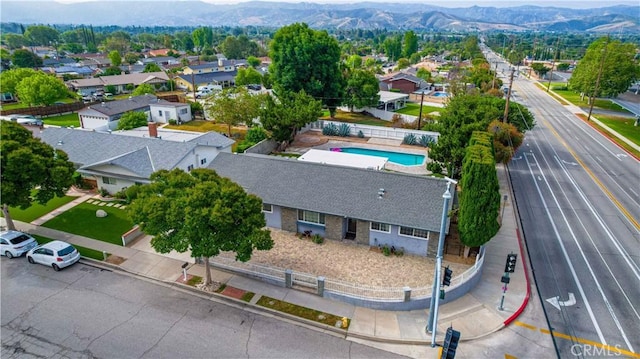 4408 Walnut Ave, Simi Valley, CA 93063 - aerial view of residential area featuring a mountain backdrop