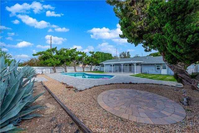 4408 Walnut Ave, Simi Valley, CA 93063 - view of pool featuring a patio and a fenced backyard