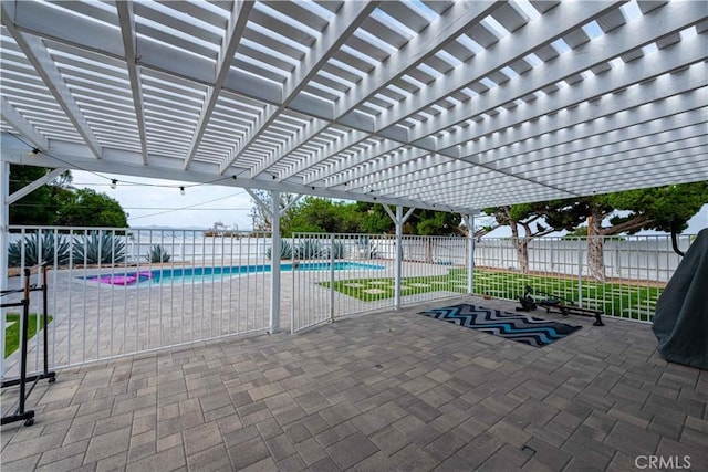 4408 Walnut Ave, Simi Valley, CA 93063 - view of pool with a fenced backyard, a pergola, and a patio area