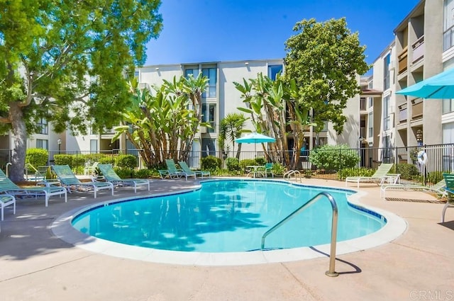 6930 Hyde Park Dr Unit 218, San Diego, CA 92119 - community pool featuring a patio area