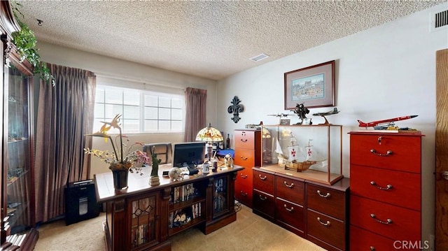 13424 Washington Ave, Hawthorne, CA 90250 - office area with light colored carpet and a textured ceiling