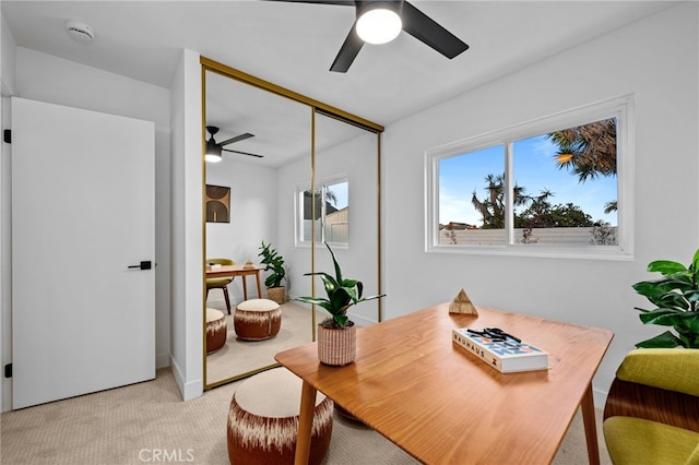 1086 Amacayo Ct, San Diego, CA 92154 - office space with ceiling fan and light colored carpet