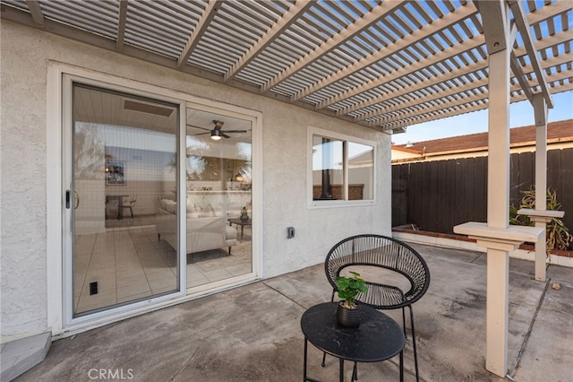 1086 Amacayo Ct, San Diego, CA 92154 - fenced backyard with a pergola and a patio area
