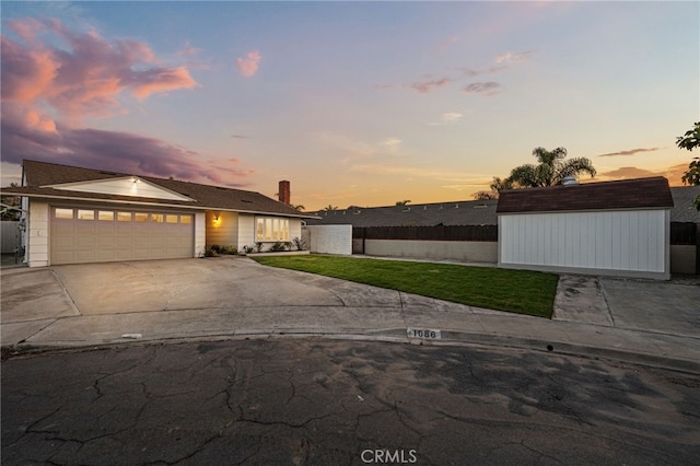 1086 Amacayo Ct, San Diego, CA 92154 - view of front of home with an attached garage and concrete driveway