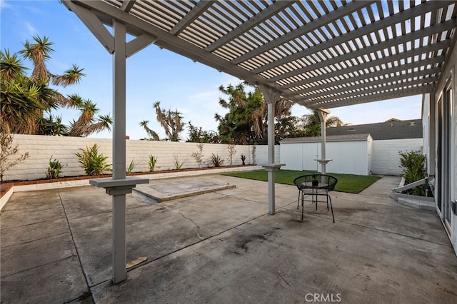 1086 Amacayo Ct, San Diego, CA 92154 - fenced backyard with a pergola and a patio