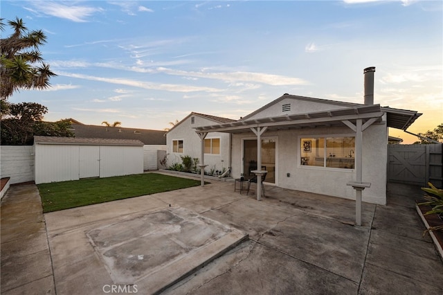 1086 Amacayo Ct, San Diego, CA 92154 - rear view of property featuring a patio and stucco siding