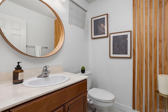 5529 Old Ranch Rd Unit 47, Oceanside, CA 92057 - half bathroom featuring toilet and vanity