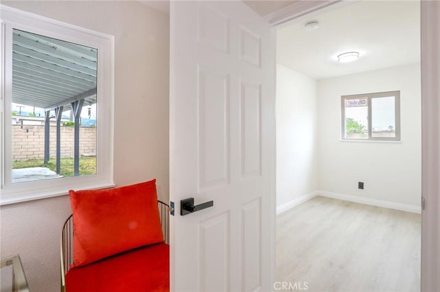 18479 Aguiro St, Rowland Heights, CA 91748 - unfurnished room featuring healthy amount of natural light, light wood-type flooring, and baseboards