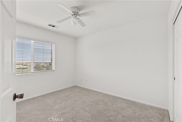 4349 Bethpage Dr, Palmdale, CA 93551 - carpeted empty room featuring ceiling fan and baseboards