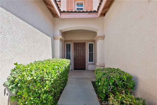 4349 Bethpage Dr, Palmdale, CA 93551 - view of exterior entry with stucco siding