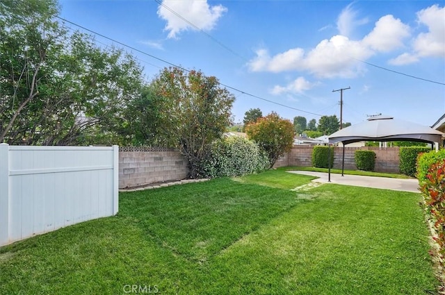 27129 Elias Ave, Saugus, CA 91350 - view of yard with a gazebo and a patio area