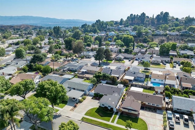 27129 Elias Ave, Saugus, CA 91350 - aerial perspective of suburban area with a mountain backdrop