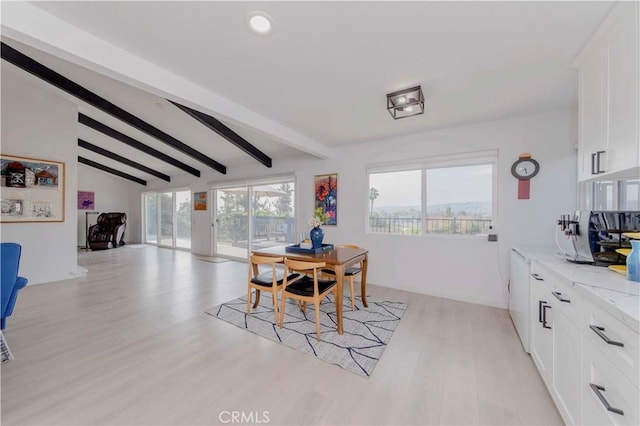 741 W Wedgewood Ln, La Habra, CA 90631 - dining area with light wood-type flooring, healthy amount of natural light, and recessed lighting