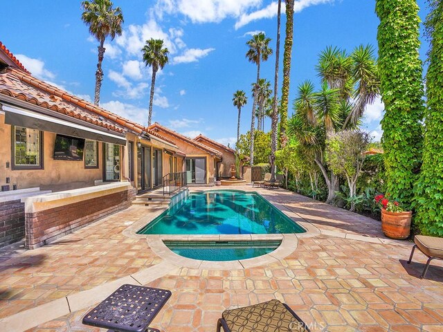 30461 Puerto Vallarta Dr, Laguna Niguel, CA 92677 - view of pool featuring a patio area and a pool with connected hot tub