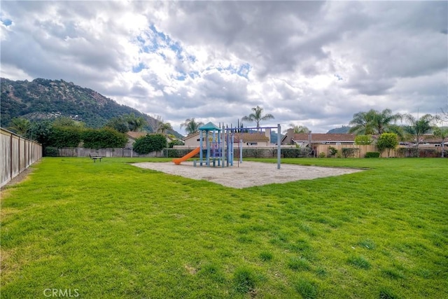 3311 Avocado Vista Ln, Fallbrook, CA 92028 - community playground featuring a mountain view