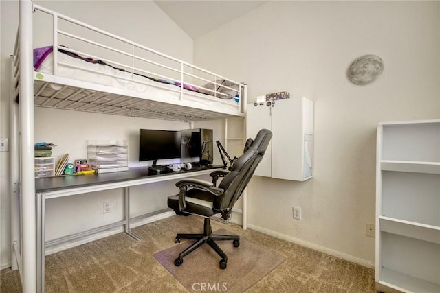 3311 Avocado Vista Ln, Fallbrook, CA 92028 - office with carpet floors and baseboards