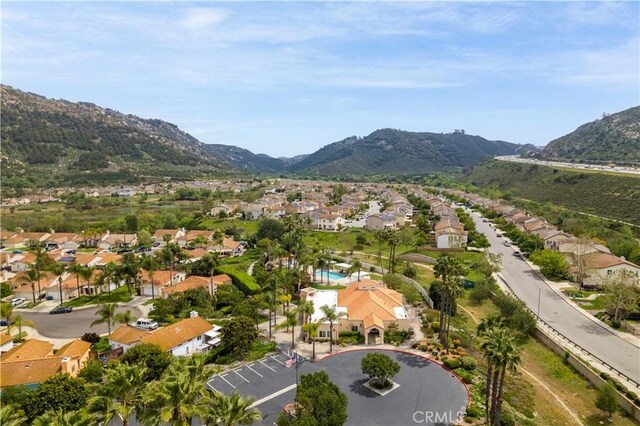 3311 Avocado Vista Ln, Fallbrook, CA 92028 - aerial view of residential area featuring a mountain backdrop
