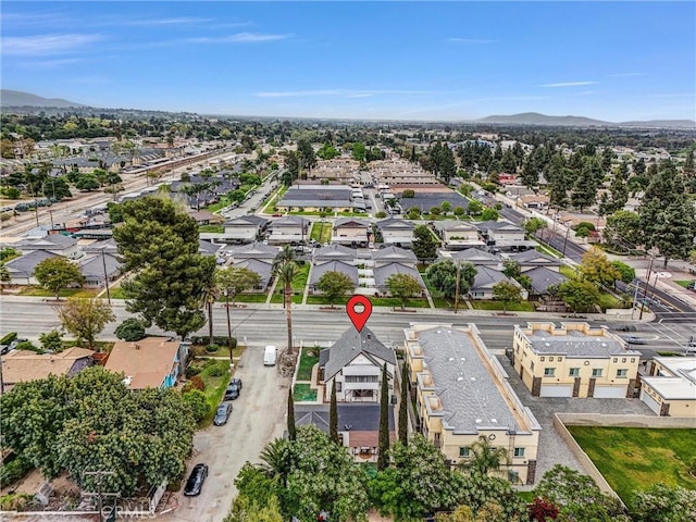 239 N San Antonio Ave, Upland, CA 91786 - aerial view of residential area with a mountainous background