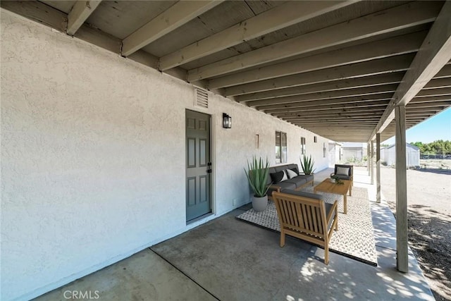 7727 Oakwood Ave, Hesperia, CA 92345 - view of patio / terrace featuring outdoor lounge area