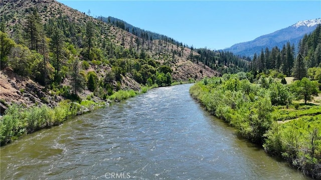 38703 State Highway 96, Klamath River, CA 96086 - water view with mountains and a forest