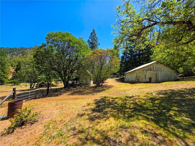 38703 State Highway 96, Klamath River, CA 96086 - view of yard featuring an outbuilding