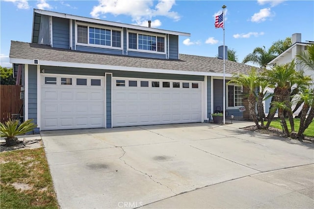 17882 Hallcroft Ln, Huntington Beach, CA 92647 - traditional home with concrete driveway and an attached garage