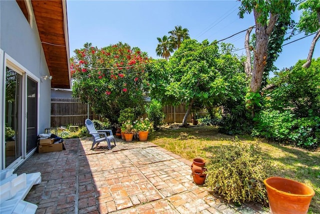 5655 Wish Ave, Encino, CA 91316 - fenced backyard featuring a patio area