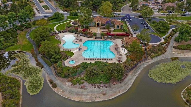 1327 Silver Hawk Way, Chula Vista, CA 91915 - aerial view of property's location with a pool