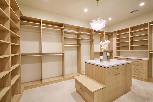 537 N Granados Ave, Solana Beach, CA 92075 - walk in closet with a chandelier