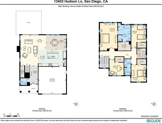13403 Hudson Ln, San Diego, CA 92130 - view of property floor plan
