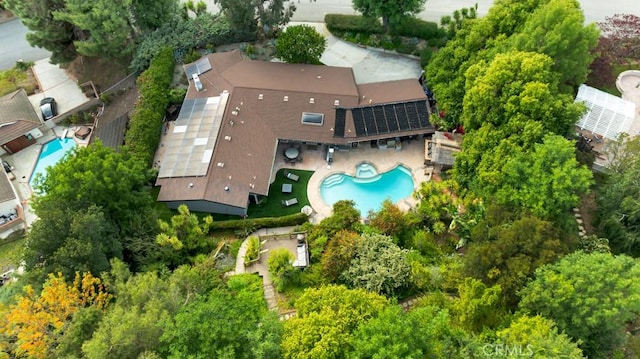 1180 Calle Pecos, Thousand Oaks, CA 91360 - view from above of property featuring a pool