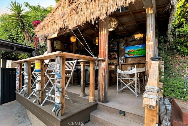 1180 Calle Pecos, Thousand Oaks, CA 91360 - wooden deck featuring a gazebo