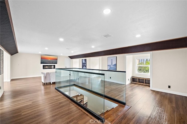 22621 Ridge Line Rd, Diamond Bar, CA 91765 - hall with wood finished floors, baseboards, and recessed lighting