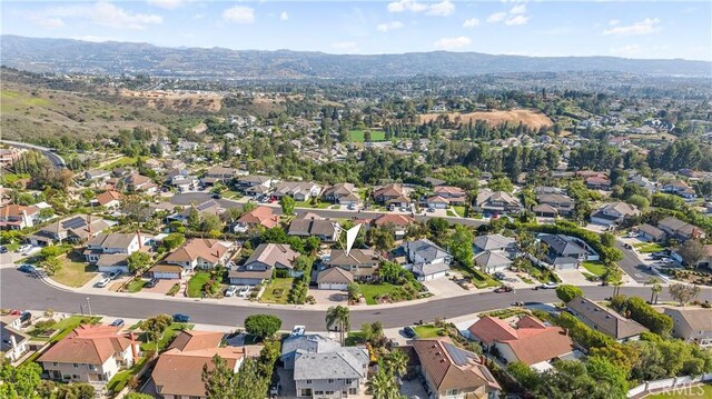 21035 Timber Ridge Rd, Yorba Linda, CA 92886 - aerial view of property and surrounding area featuring nearby suburban area