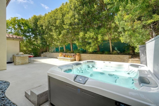 3518 Camino Cereza, Carlsbad, CA 92009 - view of patio / terrace featuring a hot tub