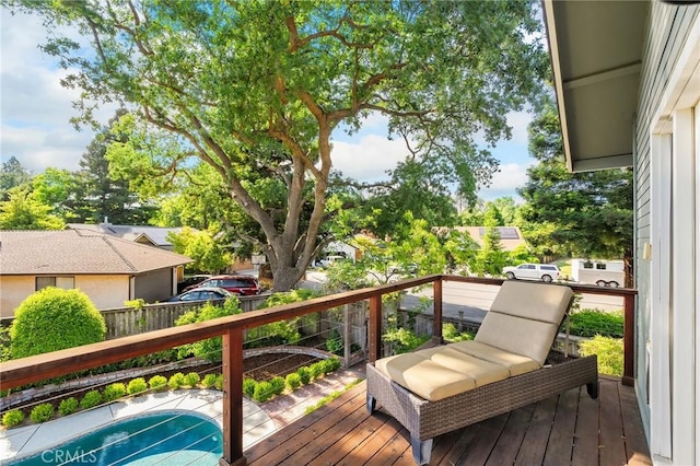 6 Stansbury Ct, Chico, CA 95928 - view of wooden deck