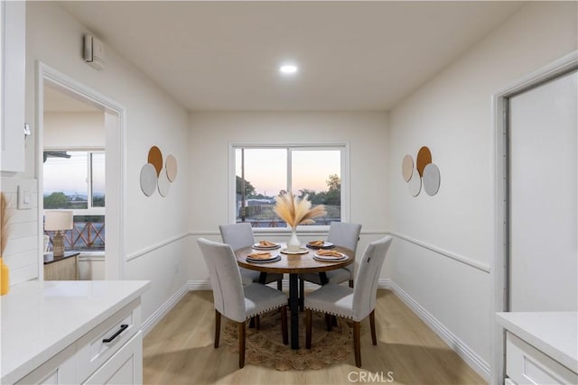 12563 3rd St, Yucaipa, CA 92399 - dining space with light wood finished floors, healthy amount of natural light, recessed lighting, and baseboards