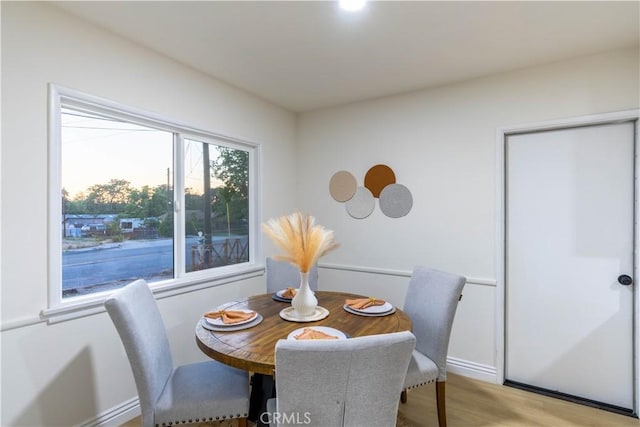 12563 3rd St, Yucaipa, CA 92399 - dining room with light wood finished floors and baseboards
