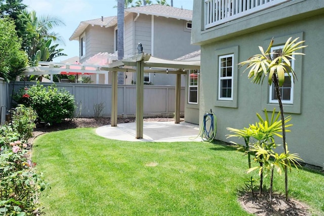 7040 Whitewater St, Carlsbad, CA 92011 - view of yard featuring a patio and a pergola