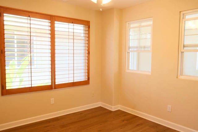 7040 Whitewater St, Carlsbad, CA 92011 - unfurnished room featuring wood finished floors and a ceiling fan
