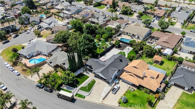2546 Northmoor Dr, Corona, CA 92882 - aerial overview of property's location featuring a pool and nearby suburban area