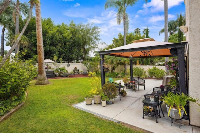 6839 Caminito Sueno, Carlsbad, CA 92009 - view of yard featuring a gazebo and a patio