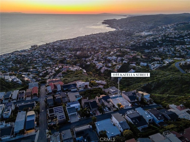 1155 Katella St, Laguna Beach, CA 92651 - aerial view at dusk of a mountain view and a residential view