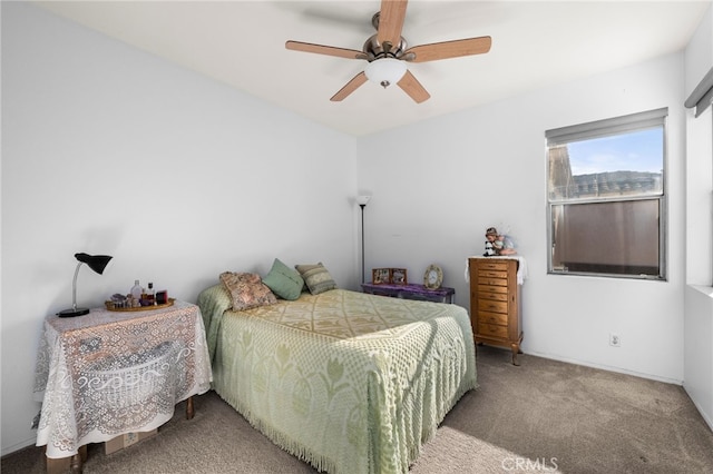 12909 Ternberry Ct, Tustin, CA 92782 - carpeted bedroom featuring a ceiling fan
